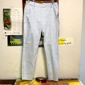 H&M Gingham Cropped Ankle Pants
